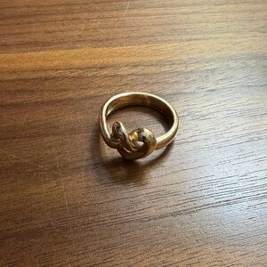 James Avery Gold Heart Knot Ring size 6